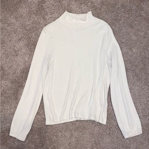 Madewell Cream Color Mock Neck Sweater
